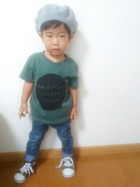 ゆう×いおさん（キッズ・80cm）の秋コーディネート