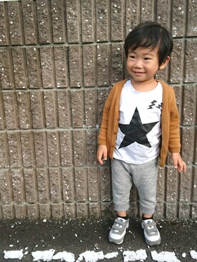 ゆう×いおさん(キッズ・90cm)の秋コーディネート