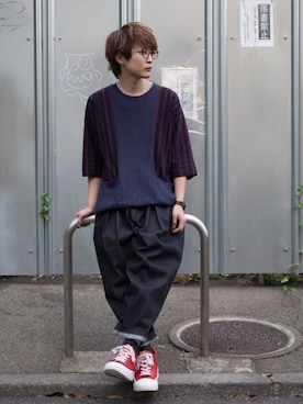 細海 佑成さん（メンズ・170cm）の春コーディネート