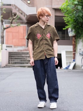 細海 佑成さん（メンズ・170cm）の夏コーディネート