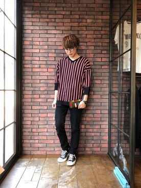 細海 佑成さん（メンズ・170cm）の春コーディネート