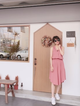 「ASTRAET（アストラット）のアイテム（ワンピース/ドレス）」を使った、iris1231234さん（レディース・168cm）の春コーディネート