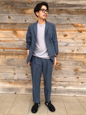 「ベーシック/トラッド」｜fujiikotaさん（メンズ・166cm）の夏コーディネート