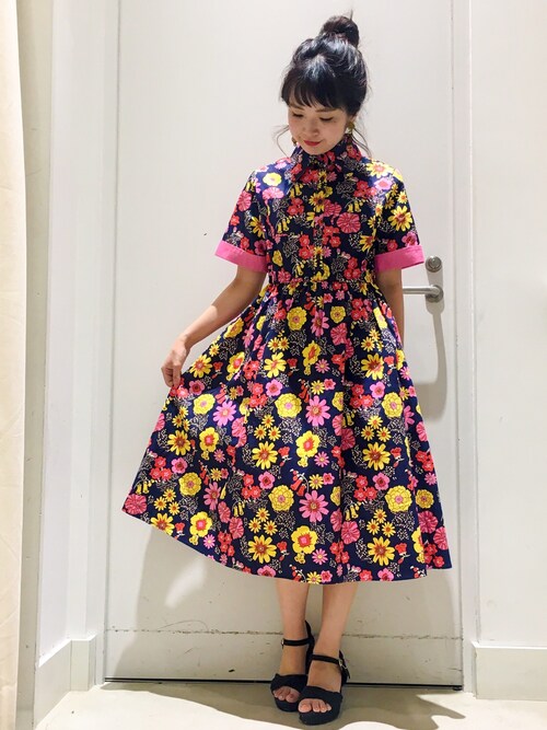 こりん E Hyphen World Gallery E Hyphen World Galleryのワンピースを使ったコーディネート Wear