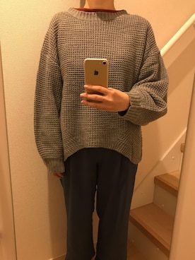 「UNIQLO（ユニクロ）のアイテム（セットアップ）」を使った、mi_hoさん（レディース・157cm）の秋コーディネート