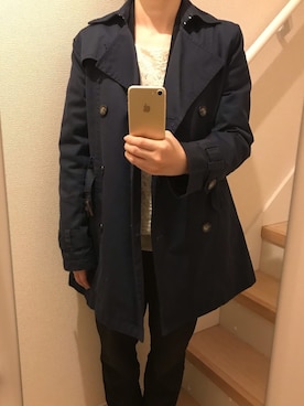 「A part by（アパートバイ）のアイテム（セットアップ）」を使った、mi_hoさん（レディース・157cm）の冬コーディネート