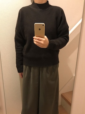 「and R（アンドアール）のアイテム（セットアップ）」を使った、mi_hoさん（レディース・157cm）の春コーディネート