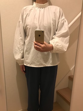 「UNIQLO（ユニクロ）のアイテム（セットアップ）」を使った、mi_hoさん（レディース・157cm）の春コーディネート