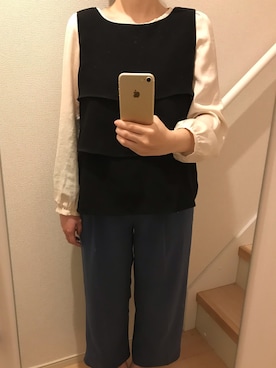 「A part by（アパートバイ）のアイテム（セットアップ）」を使った、mi_hoさん（レディース・157cm）の春コーディネート