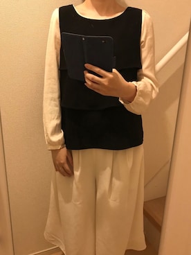 「A part by（アパートバイ）のアイテム（セットアップ）」を使った、mi_hoさん（レディース・157cm）の春コーディネート