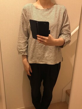 「A part by（アパートバイ）のアイテム（セットアップ）」を使った、mi_hoさん（レディース・157cm）の夏コーディネート