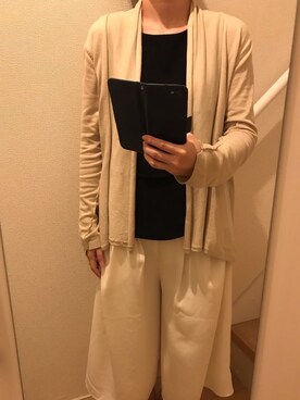 「A part by（アパートバイ）のアイテム（セットアップ）」を使った、mi_hoさん（レディース・157cm）の夏コーディネート