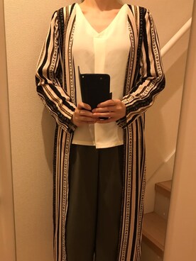 「SpRay PREMIUM（スプレイプレミアム）のアイテム（ジャケット/アウター）」を使った、mi_hoさん（レディース・157cm）の秋コーディネート