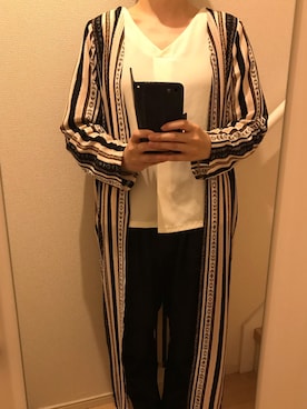 「A part by（アパートバイ）のアイテム（セットアップ）」を使った、mi_hoさん（レディース・157cm）の秋コーディネート