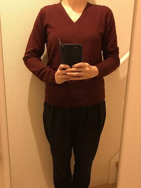 「A part by（アパートバイ）のアイテム（セットアップ）」を使った、mi_hoさん（レディース・157cm）の秋コーディネート
