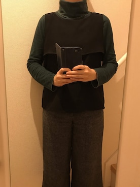「A part by（アパートバイ）のアイテム（セットアップ）」を使った、mi_hoさん（レディース・157cm）の秋コーディネート