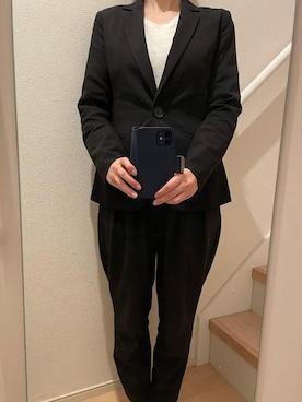 「A part by（アパートバイ）のアイテム（セットアップ）」を使った、mi_hoさん（レディース・157cm）の春コーディネート