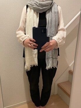 「A part by（アパートバイ）のアイテム（セットアップ）」を使った、mi_hoさん（レディース・157cm）の春コーディネート