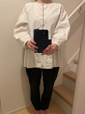 「A part by（アパートバイ）のアイテム（セットアップ）」を使った、mi_hoさん（レディース・157cm）の春コーディネート
