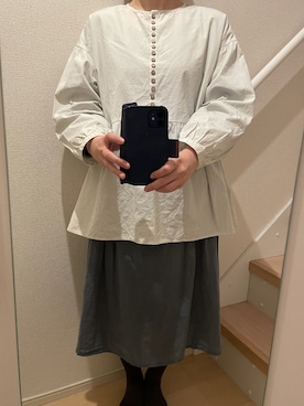 「frames RAY CASSIN（フレームスレイカズン）のアイテム（その他アウター）」を使った、mi_hoさん（レディース・157cm）の春コーディネート