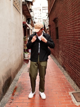 「british army」｜Larry さん（メンズ・181cm）の春コーディネート
