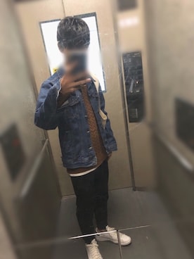 「Burner（バーナー）のアイテム（ジャケット/アウター）」を使った、ryさん（メンズ・168cm）の秋コーディネート