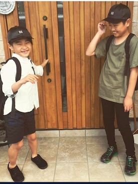 hina★itsu0812さん（キッズ・122cm）の夏コーディネート