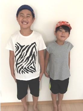 hina★itsu0812さん（キッズ・140cm）の夏コーディネート