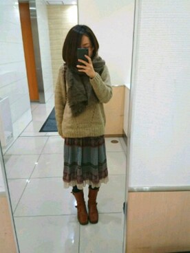 すだちさん（レディース・151cm）の冬コーディネート