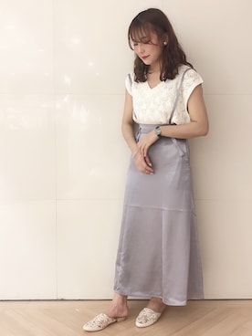 S A E (tanapi)さん（レディース・158cm）の夏コーディネート