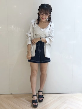 S A E (tanapi)さん（レディース・158cm）の夏コーディネート