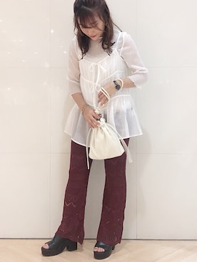 S A E (tanapi)さん（レディース・158cm）の夏コーディネート