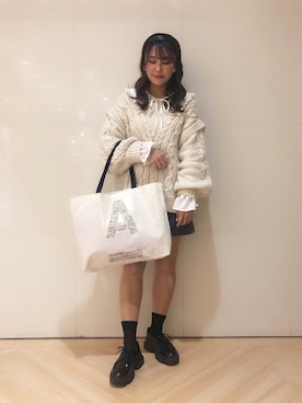 S A E (tanapi)さん（レディース・158cm）の冬コーディネート