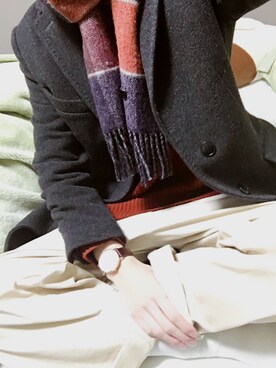 「HAMNETT（ハムネット）のアイテム」を使った、もつーさん（メンズ・179cm）の冬コーディネート
