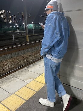 meさん（メンズ・182cm）の春コーディネート