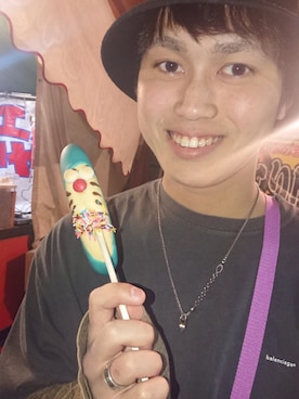 「trinity（トリニティ）のアイテム」を使った、ｭｩｬまん🐷さん（メンズ・168cm）の春コーディネート