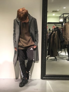 「lot holon」｜ゆうたさん（メンズ・170cm）の冬コーディネート