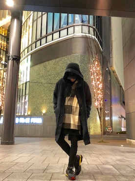 「BASISBROEK（バシスブルック）のアイテム（その他アウター）」を使った、ゆうたさん（メンズ・170cm）の冬コーディネート