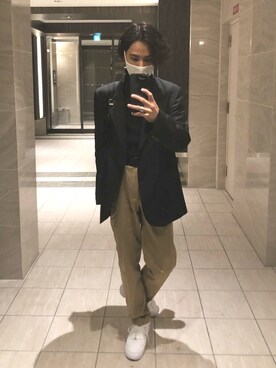 「lot holon」｜ゆうたさん（メンズ・170cm）の冬コーディネート
