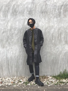 「JIL SANDER（ジルサンダー）のアイテム（スリッポン）」を使った、ゆうたさん（メンズ・170cm）の春コーディネート