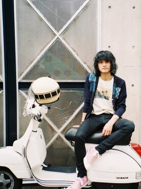 「keisuke kanda（ケイスケカンダ）のアイテム」を使った、shooookiさん（メンズ・174cm）の冬コーディネート