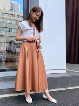 「TONAL（トーナル）のアイテム」を使った、TONALさん（レディース・160cm）の秋コーディネート