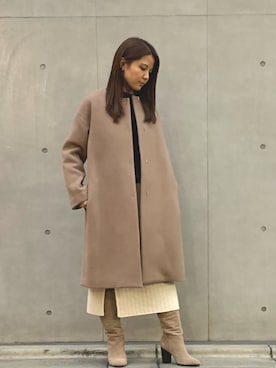 「TONAL（トーナル）のアイテム」を使った、TONALさん（レディース・160cm）の秋コーディネート