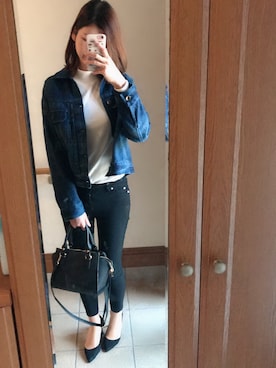 「PLAIN CLOTHING（プレーンクロージング）のアイテム（パンプス）」を使った、mh♡さん（レディース・165cm）の秋コーディネート