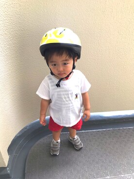 「babygap」｜「アイテム（その他）」を使った、モリコさん（キッズ・74cm）の夏コーディネート