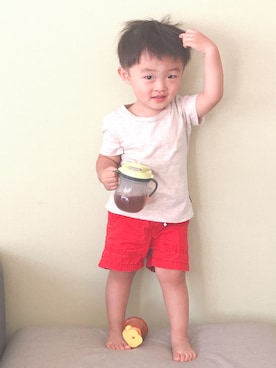 「babygap」｜「アイテム（その他）」を使った、モリコさん（キッズ・80cm）の秋コーディネート