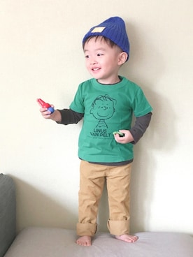 「運動会コーデ」｜「アイテム（その他）」を使った、モリコさん（キッズ・80cm）の秋コーディネート