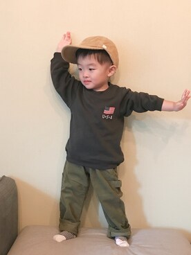 モリコさん（キッズ・80cm）の秋コーディネート