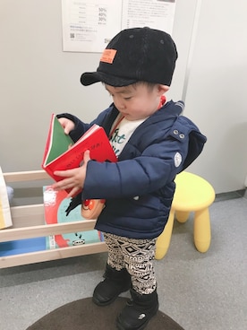 「babygap」｜「アイテム（その他）」を使った、モリコさん（キッズ・80cm）の冬コーディネート