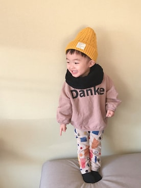 「2歳5ヶ月」｜「アイテム（その他）」を使った、モリコさん（キッズ・80cm）の冬コーディネート